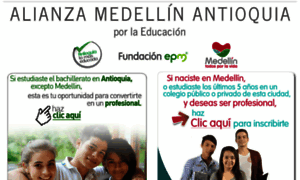 Alianzamedellinantioquiaeducacion.com thumbnail