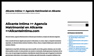 Alicanteintima.com thumbnail