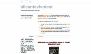 Alicantevivotest.wordpress.com thumbnail
