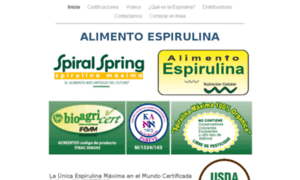 Alimentoespirulina.com thumbnail