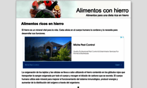 Alimentoshierro.com thumbnail