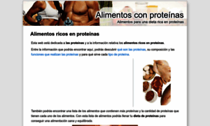 Alimentosproteinas.com thumbnail