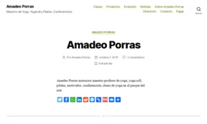 Amadeoporras.com thumbnail