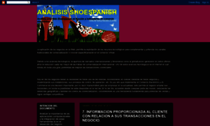 Analisisshoespanish.blogspot.com.es thumbnail