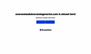 Anarecetasdulces.textogenerico.com thumbnail