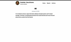 Andyvec.com thumbnail