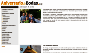 Aniversariodebodas.org thumbnail