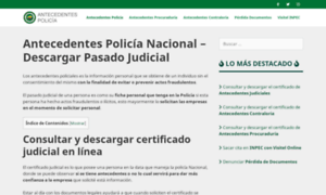 Antecedentespolicia.com thumbnail