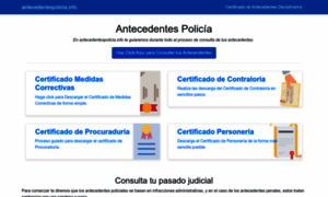 Antecedentespolicia.info thumbnail