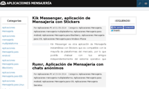Aplicacionesmensajeria.com thumbnail