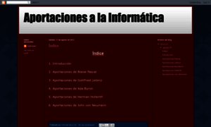 Aportacionesalainformatica.blogspot.mx thumbnail