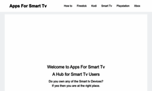 Appsforsmarttv.com thumbnail