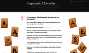 Aprendeaescribir.tumblr.com thumbnail