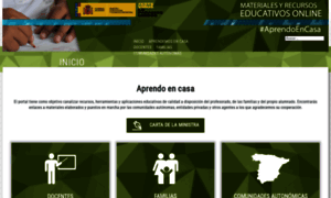 Aprendoencasa.educacion.es thumbnail