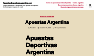 Apuestasdeportivasargentina.com thumbnail