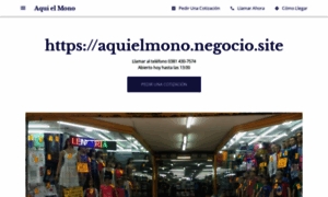 Aquielmono.negocio.site thumbnail