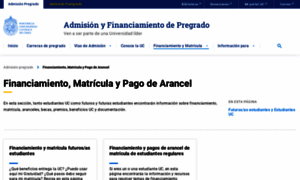Arancelesybeneficios.uc.cl thumbnail