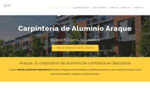 Araquealuminios.com thumbnail