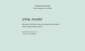 Argentinavapor.com.ar thumbnail
