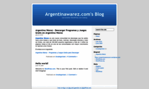Argentinawarezcom.wordpress.com thumbnail