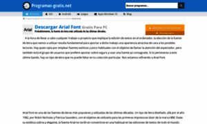 Arial-font.programas-gratis.net thumbnail