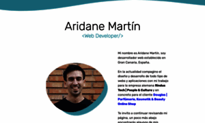 Aridanemartin.dev thumbnail