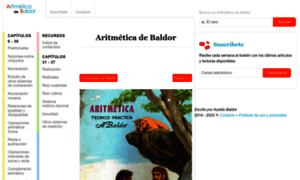 Aritmeticadebaldor.com thumbnail