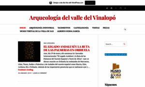 Arqueologiadelvalledelvinalopo.wordpress.com thumbnail