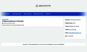 Arquitectitis.com thumbnail
