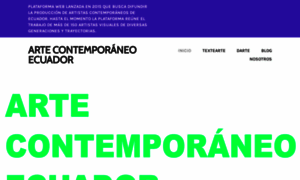 Artecontemporaneoecuador.com thumbnail