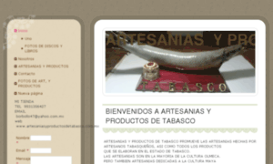 Artesaniasyproductosdetabasco.com.mx thumbnail