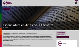 Artesdelaescritura.una.edu.ar thumbnail