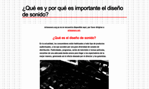 Artesonoro.org thumbnail