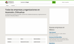 Ascension-chihuahua.empresasenmexico.net thumbnail