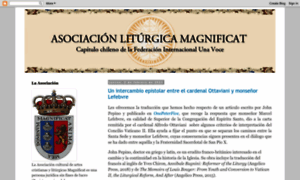 Asociacionliturgicamagnificat.blogspot.be thumbnail
