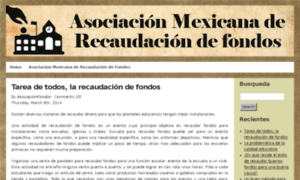 Asociacionmexicanaderecaudaciondefondos.org thumbnail