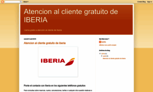 Atencionalclientegratuitodeiberia.blogspot.com.es thumbnail