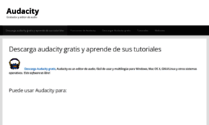 Audacity.org.es thumbnail