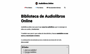 Audiolibros.online thumbnail