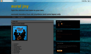 Auraljoy.blogspot.fr thumbnail