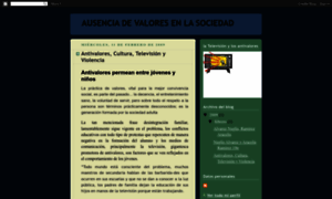 Ausenciadevaloresenlasociedad.blogspot.com thumbnail
