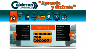 Autoescuelacalderon.com thumbnail