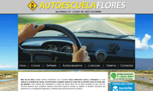 Autoescuelaflores.com thumbnail
