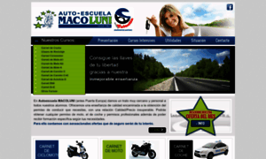Autoescuelamacoluni.com thumbnail