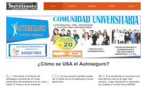 Autoseguro.unmsm.edu.pe thumbnail