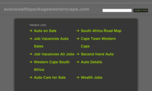Autowealthpackagewesterncape.com thumbnail