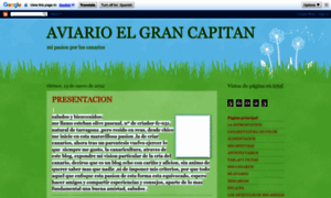 Aviarioelgrancapitan.blogspot.com.es thumbnail