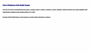 Axahealthkeeper.com thumbnail