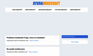 Ayudaminecraft.com thumbnail