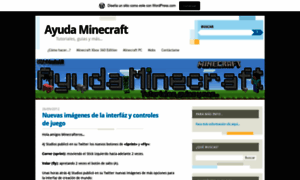 Ayudaminecraft.wordpress.com thumbnail